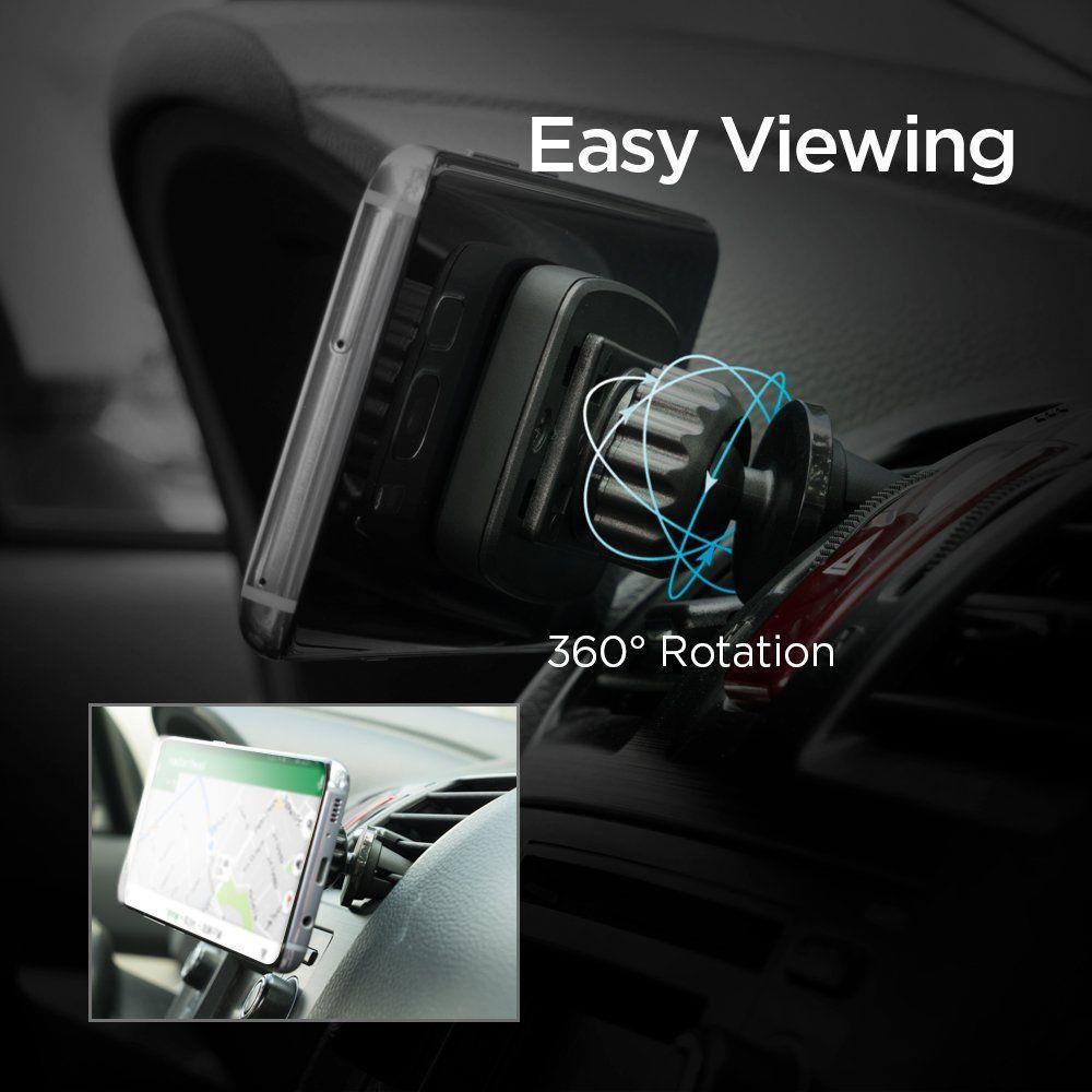 Spigen H12 Magnetic Car Mount Holder Βάση Αυτοκινήτου Αεραγωγού - Black