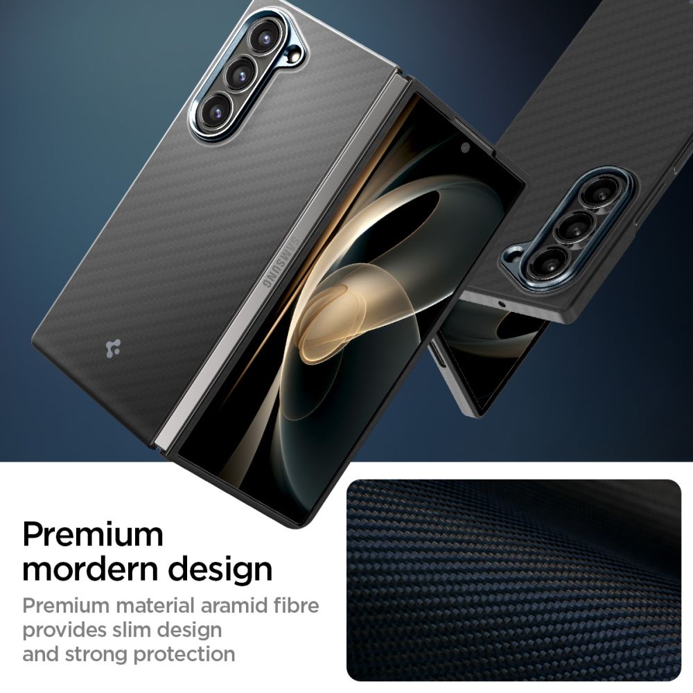 Spigen Samsung Galaxy Z Fold6 AirSkin Λεπτή Θήκη - Aramid Black