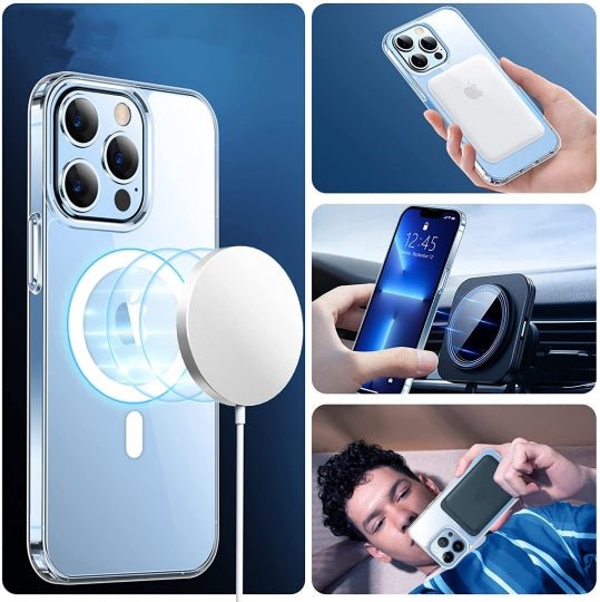 Tech - Protect iPhone 13 Pro Max MagMat Matte Σκληρή Θήκη με Πλαίσιο Σιλικόνης και MagSafe - Clear