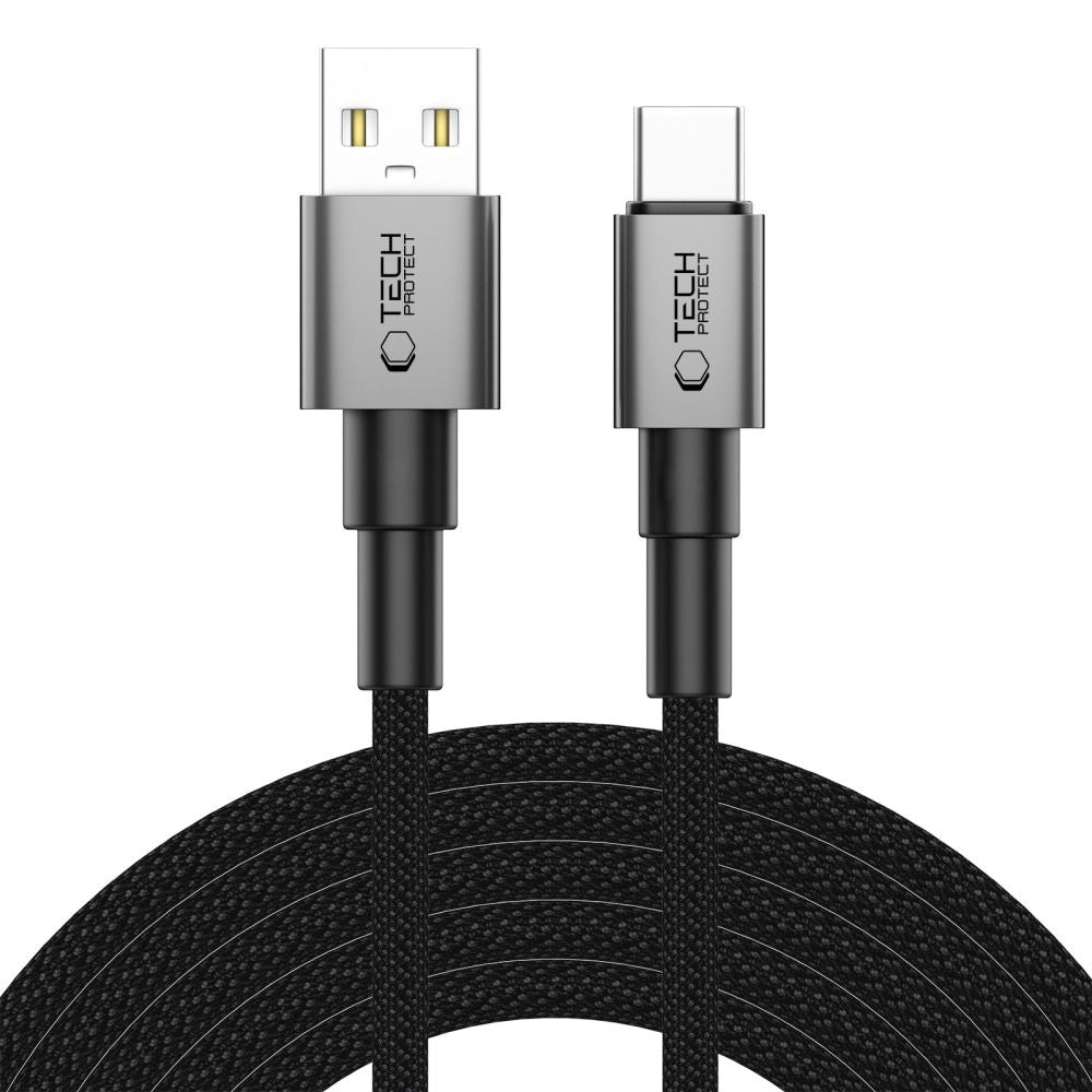 Tech - Protect UltraBoost DNA 15W 3A - Καλώδιο Δεδομένων και Φόρτισης USB - A to USB - C - 3m - Iron Grey