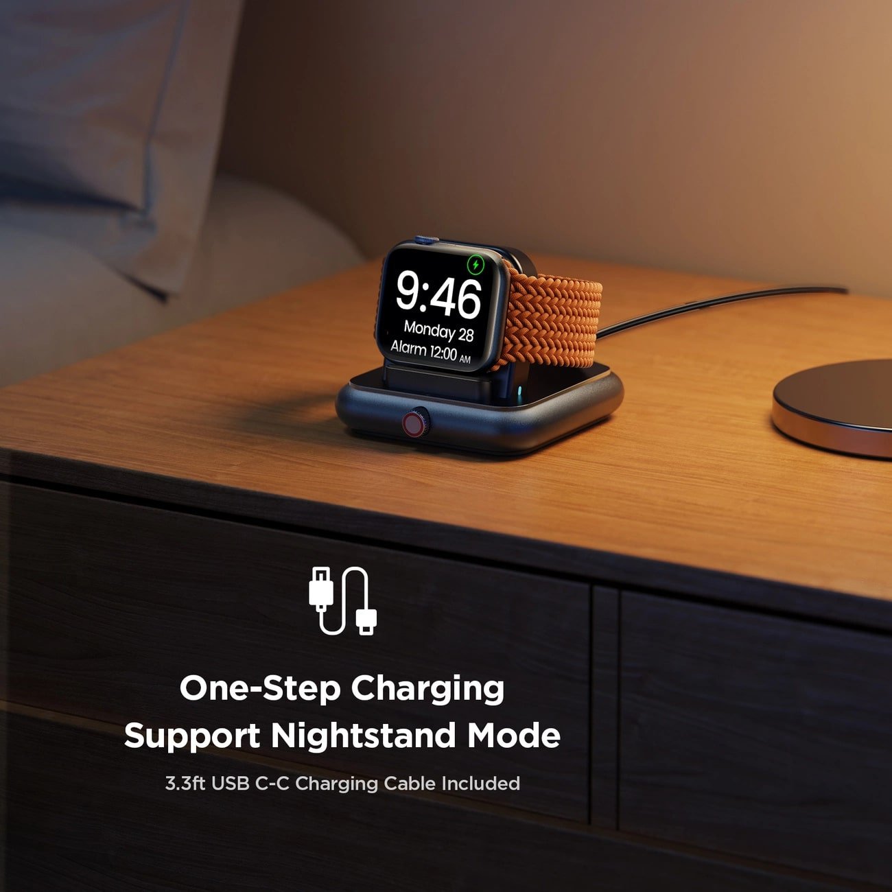 Joyroom JR - WQW03 Ασύρματος Φορτιστής για Apple Watch - Black