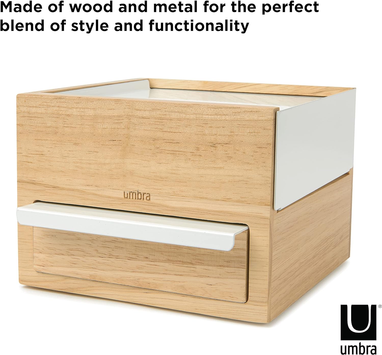 Umbra Stowit Mini Ξύλινο Κουτί Αποθήκευσης Κοσμημάτων - Natural