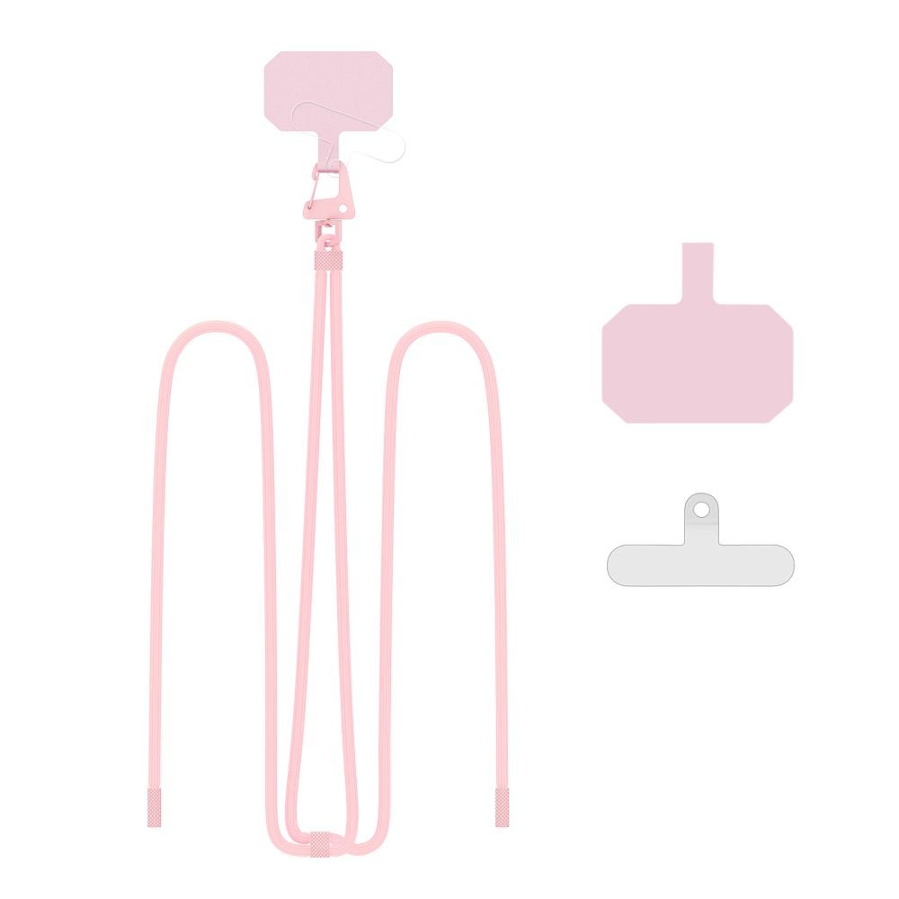 Tech - Protect C5S Rope CrossBody Strap - Universal Λουράκι για Θήκη Κινητού - Baby Pink