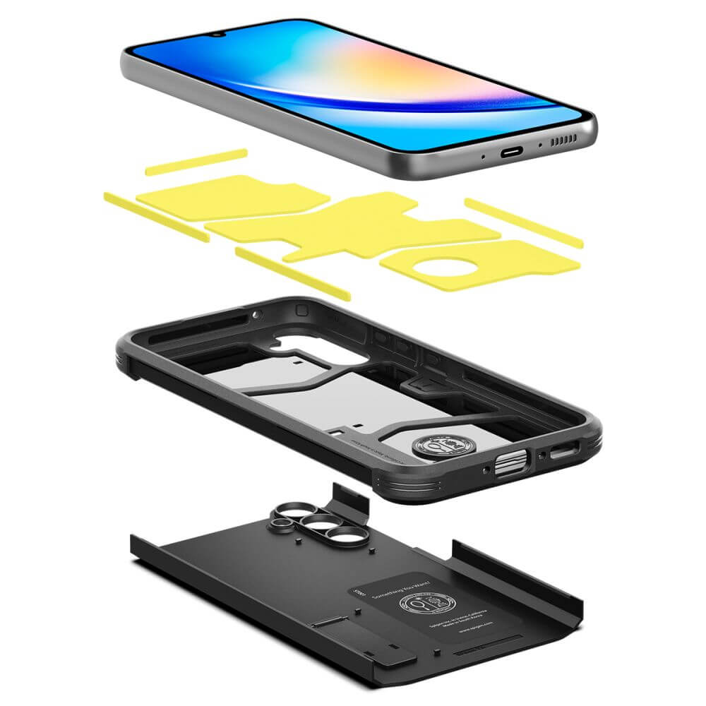 Spigen Samsung Galaxy A34 5G Tough Armor Σκληρή Θήκη - Black