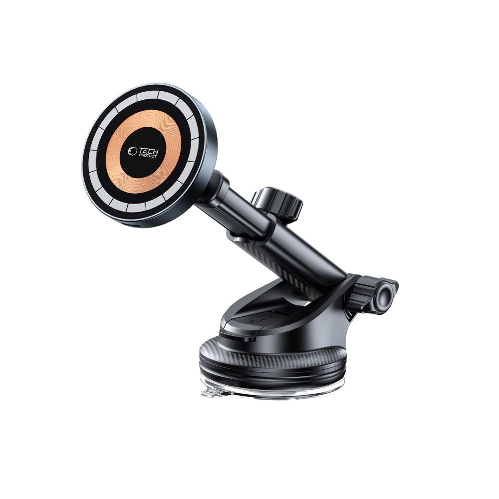 Tech - Protect MM15W - V5 Μαγνητική Βάση για το Ταμπλό και τον Αεραγωγό του Αυτοκινήτου με Ασύρματη Φόρτιση MagSafe 15W - Black