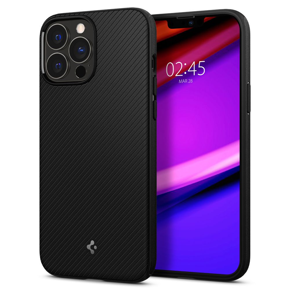 Spigen iPhone 13 Pro Max Mag Armor Σκληρή Θήκη Aramid Fiber με MagSafe - Black