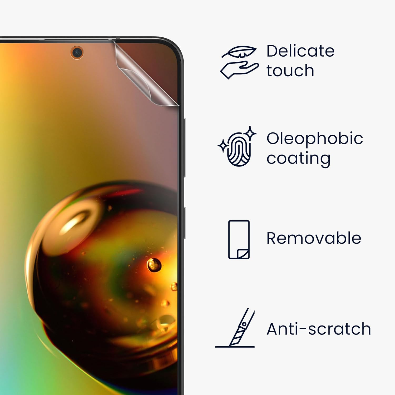 KW Samsung Galaxy S24 FE - Σετ με 6 Μεμβράνες Προστασίας Οθόνης - Διάφανες