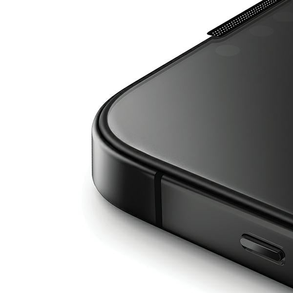 Uniq iPhone 15 / 14 Pro 9H Optix Privacy Αντιχαρακτικό Γυαλί Οθόνης με Κιτ Εγκατάστασης - Black