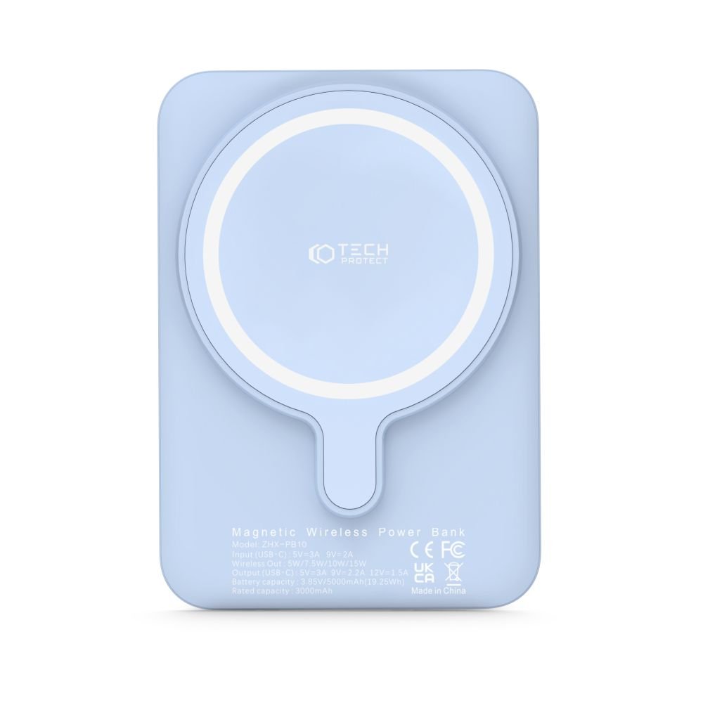 Tech - Protect PB10 Lifemag MagSafe PowerBank Μαγνητικό PowerBank Κινητού 5000 mAh - Blue