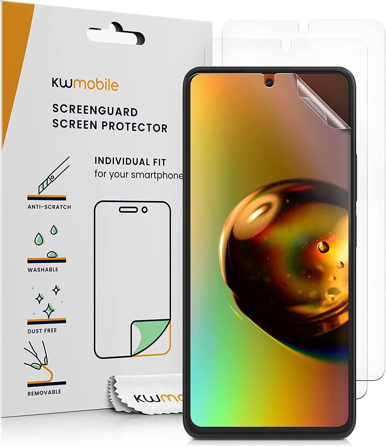 KW Xiaomi 11T / 11T Pro - Τρεις Μεμβράνες Προστασίας Οθόνης - Διάφανες - 59001.1