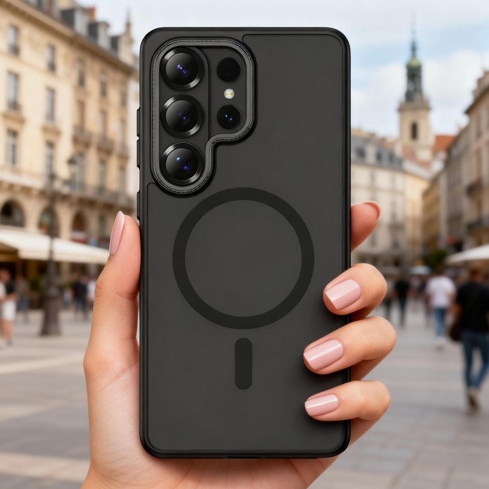 Tech - Protect Samsung Galaxy S26 Ultra - Σκληρή Θήκη με Πλαίσιο Σιλικόνης και MagSafe - MagCam - Matte Black