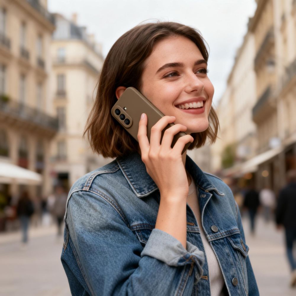 Tech - Protect Samsung Galaxy A37 5G - Θήκη Σιλικόνης - Icon - Brown