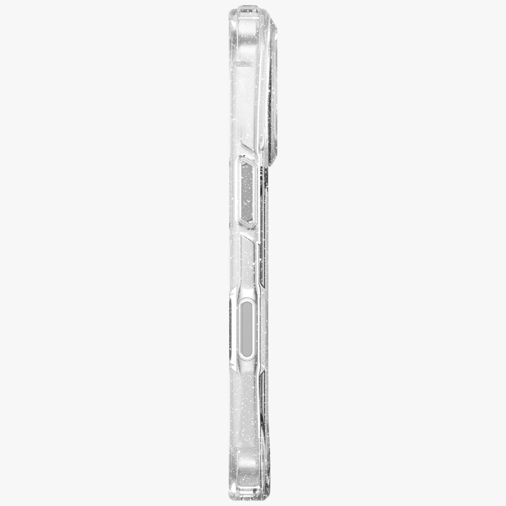 Uniq iPhone 17 Pro - LifePro Xtreme Magclick - Σκληρή Θήκη με Πλαίσιο Σιλικόνης και MagSafe - Clear / Glitter