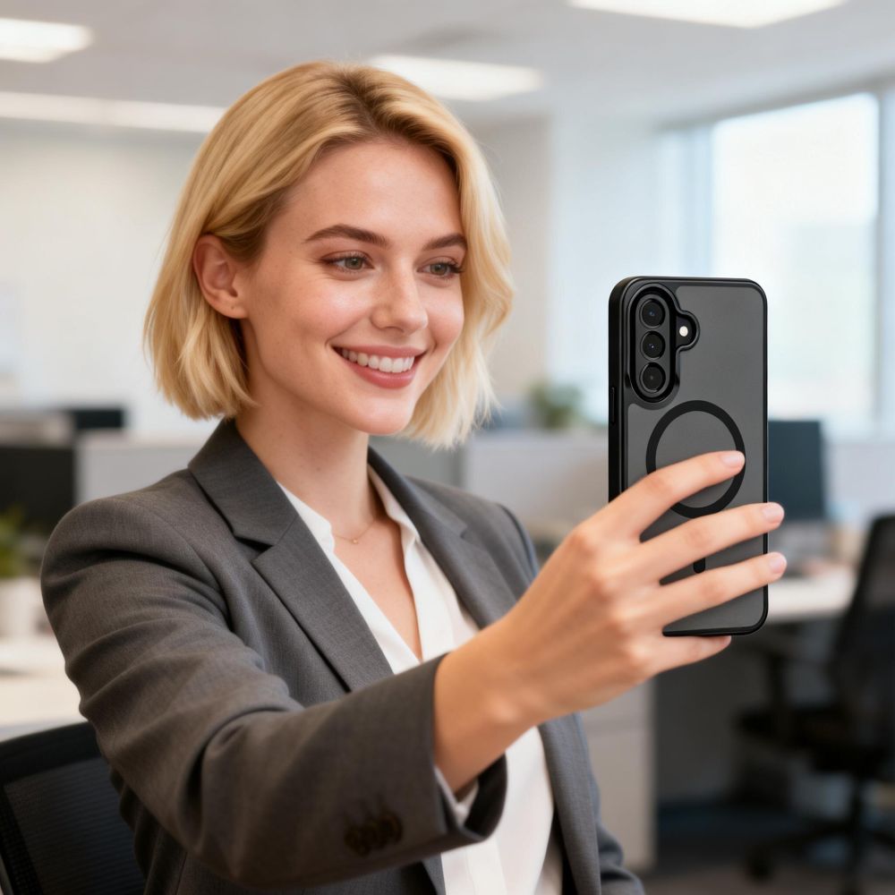 Tech - Protect Samsung Galaxy A36 / A56 / A37 5G - Σκληρή Θήκη με Πλαίσιο Σιλικόνης και MagSafe - MagMat MagSafe - Matte Black