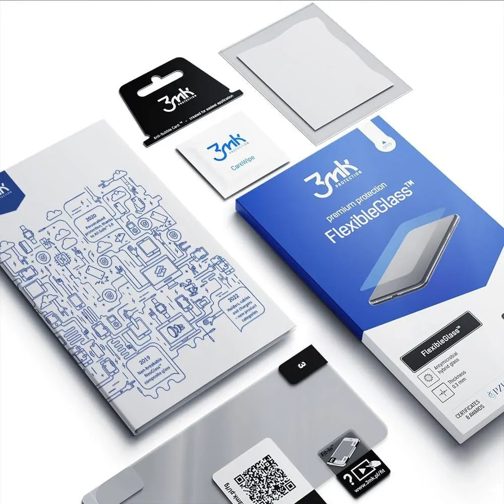 3MK iPhone 15 Pro Max 0.30mm 7H Anti Fingerprint Flexible Tempered Glass Ευλύγιστο Αντιχαρακτικό Γυαλί Οθόνης - Clear