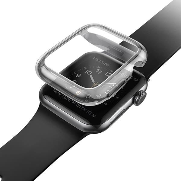 Uniq Θήκη Apple Watch 4 / 5 / 6 / SE / SE 2 44 mm Garde Hybrid 360 - Smoked Grey