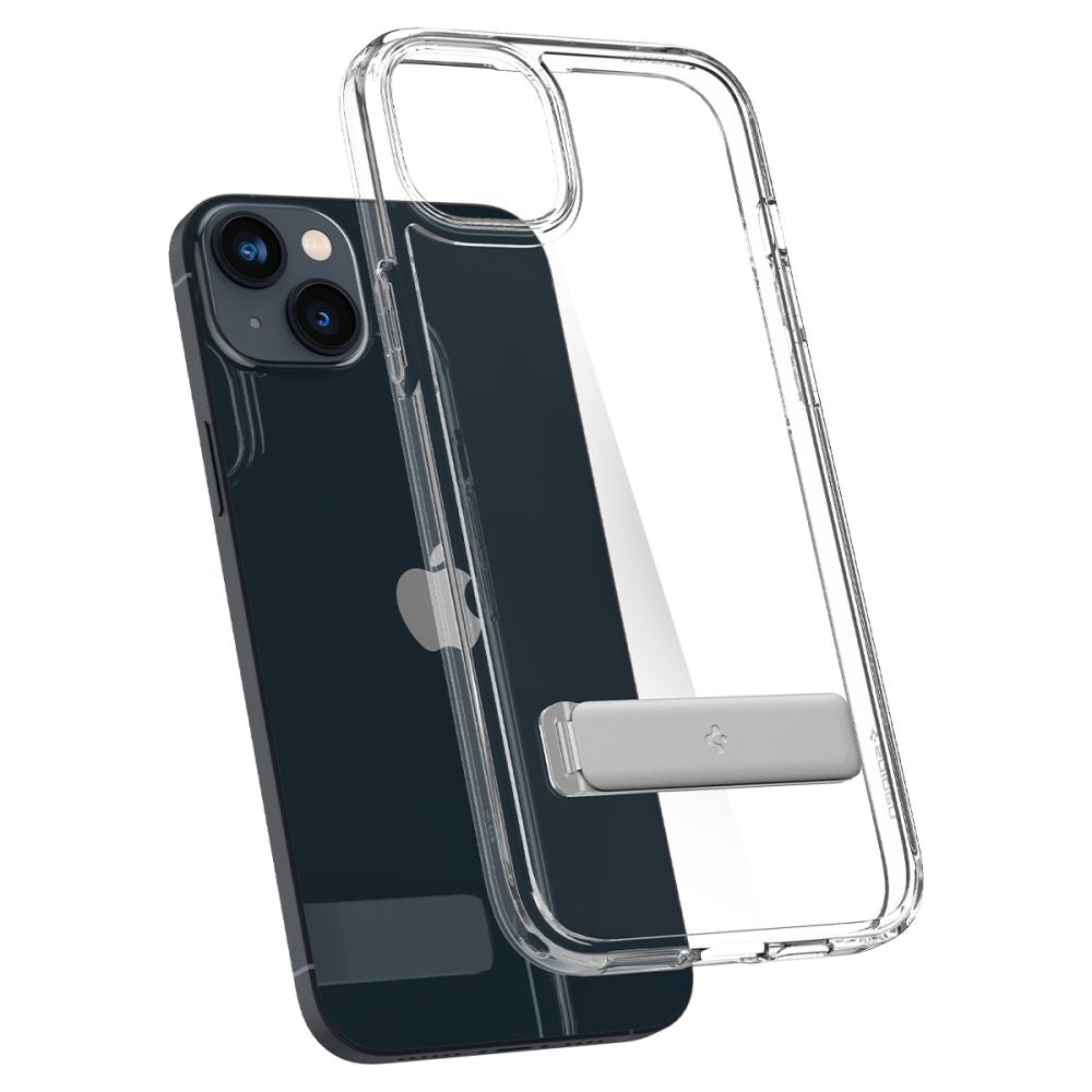 Spigen iPhone 14 Plus / iPhone 15 Plus Ultra Hybrid S Σκληρή Θήκη με Πλαίσιο Σιλικόνης - Crystal Clear