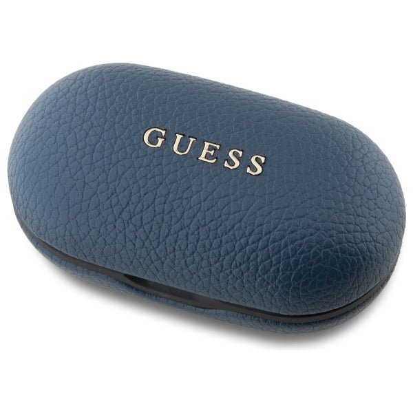 Guess TWS Grained Classic Logo - Bluetooth 5.3 - Ασύρματα ακουστικά για Κλήσεις / Μουσική - Blue