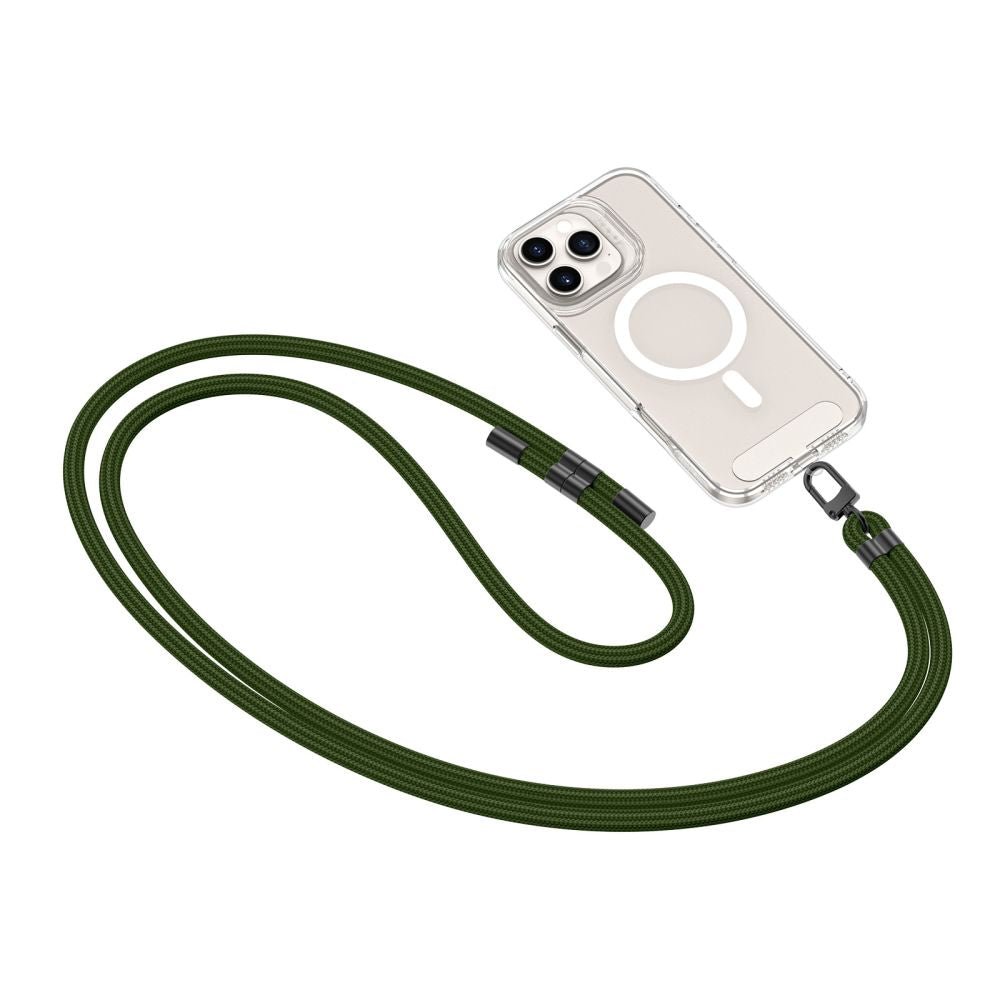 Tech - Protect C7S Rope CrossBody Strap - Universal Λουράκι για Θήκη Κινητού - Hunter Green / Black