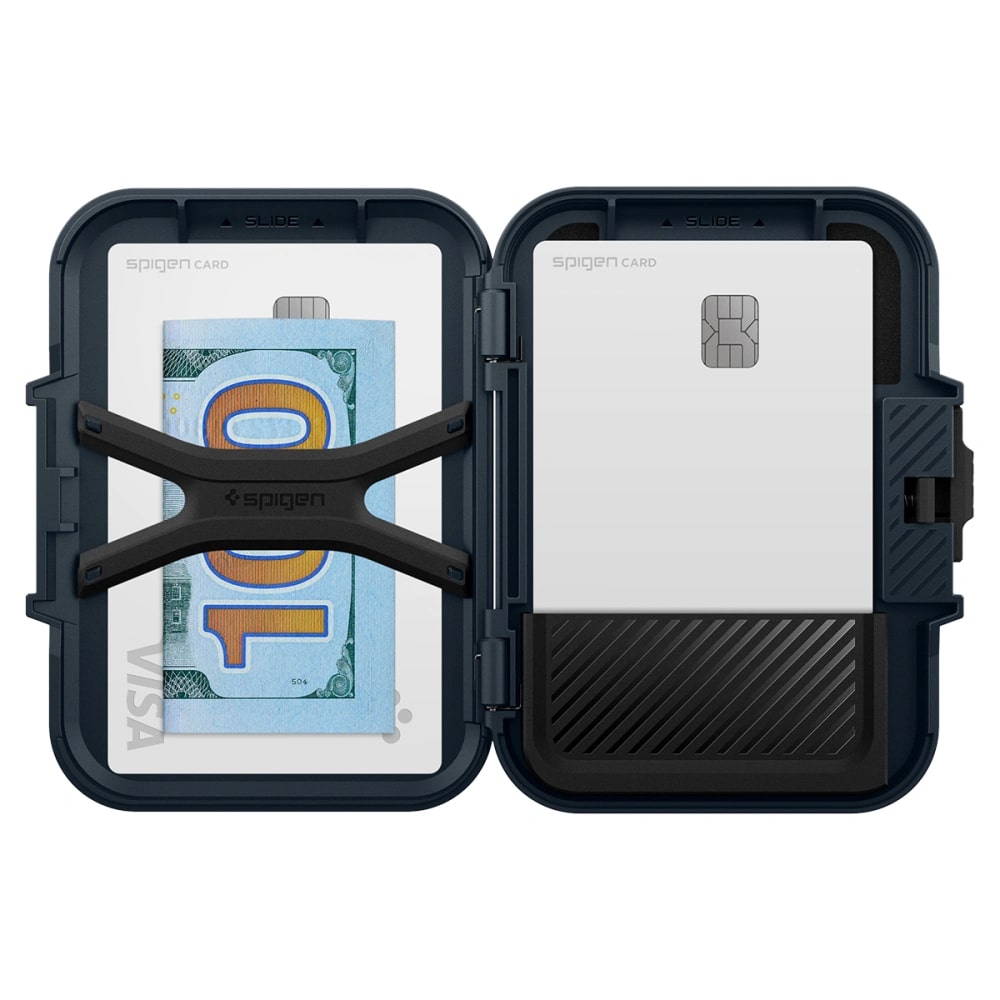 Spigen Lock Fit MagSafe Universal Magnetic Card Holder - Θήκη για Κάρτες - Metal Slate