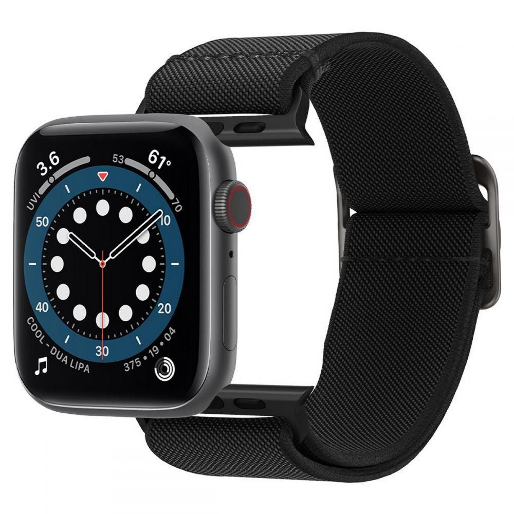Spigen Λουράκι Apple Watch 8/9/10/11 - SE (1/2/3) - Ultra (1/2/3) – 44/45/46/49mm Fit Lite - Black