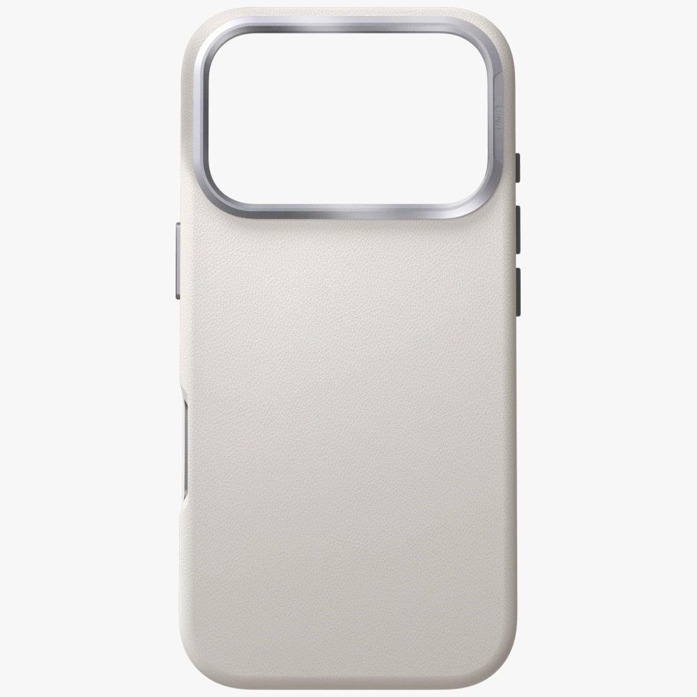 Uniq iPhone 17 Pro - Lyden MagClick - Σκληρή Θήκη με Επένδυση Συνθετικού Δέρματος και MagSafe - Clay