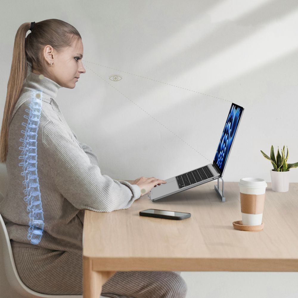 Tech - Protect ULS100 Universal Βάση Στήριξης Laptop - Silver