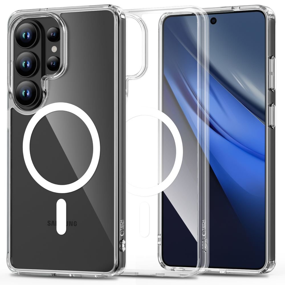 Tech - Protect Samsung Galaxy S26 Ultra - Σκληρή Θήκη με Πλαίσιο Σιλικόνης - Flexair Hybrid MagSafe - Clear