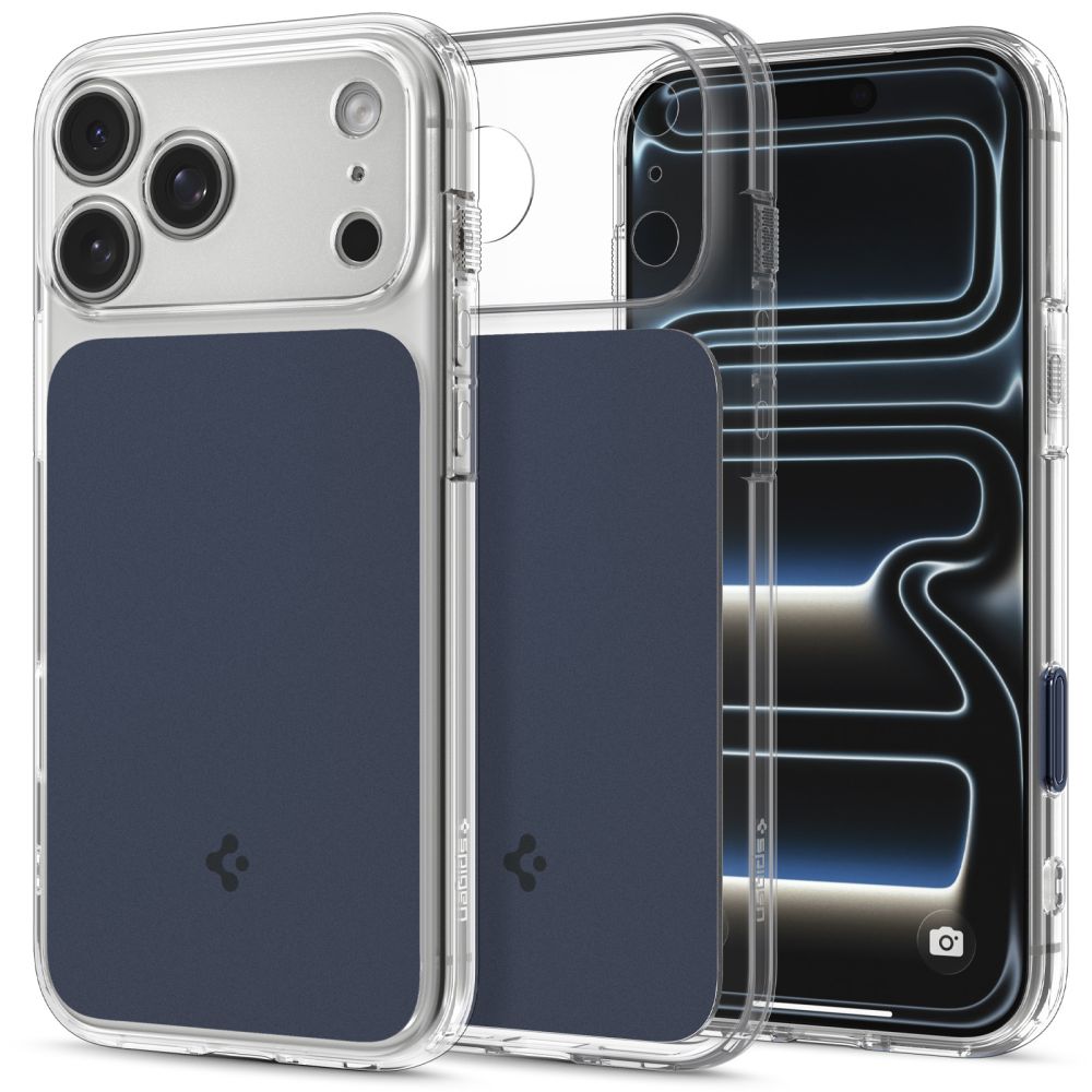 Spigen iPhone 18 Pro / iPhone 17 Pro - Σκληρή Θήκη με Πλαίσιο Σιλικόνης και MagSafe - Ultra Hybrid T Mag - Matte Blue