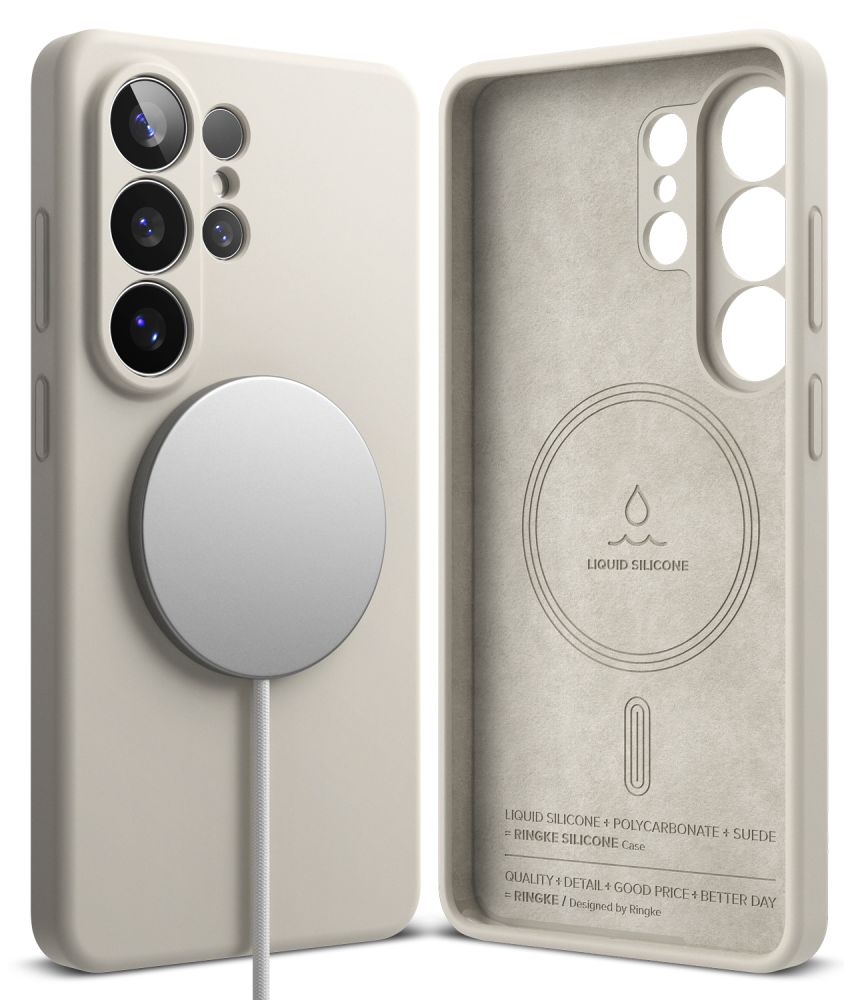 Ringke Samsung Galaxy S26 Ultra - Σκληρή Θήκη Σιλικόνης με MagSafe - Silicone Magnetic MagSafe - Stone