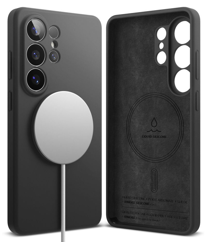Ringke Samsung Galaxy S26 Ultra - Σκληρή Θήκη Σιλικόνης με MagSafe - Silicone Magnetic MagSafe - Black