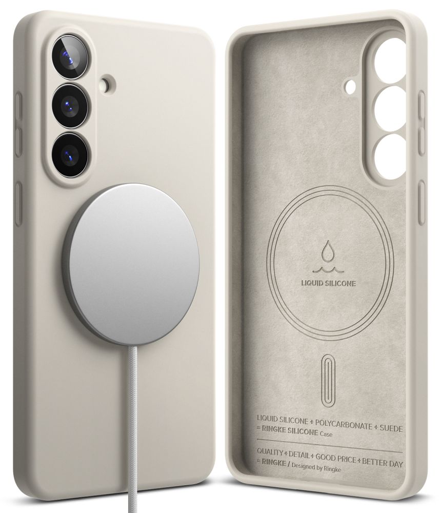 Ringke Samsung Galaxy S26 Plus - Σκληρή Θήκη Σιλικόνης με MagSafe - Silicone Magnetic MagSafe - Stone