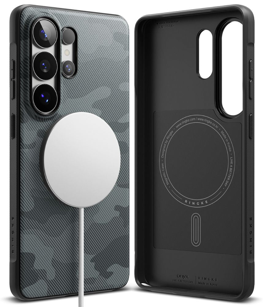 Ringke Samsung Galaxy S26 Ultra - Θήκη Σιλικόνης - Onyx Magnetic MagSafe - Camo Black