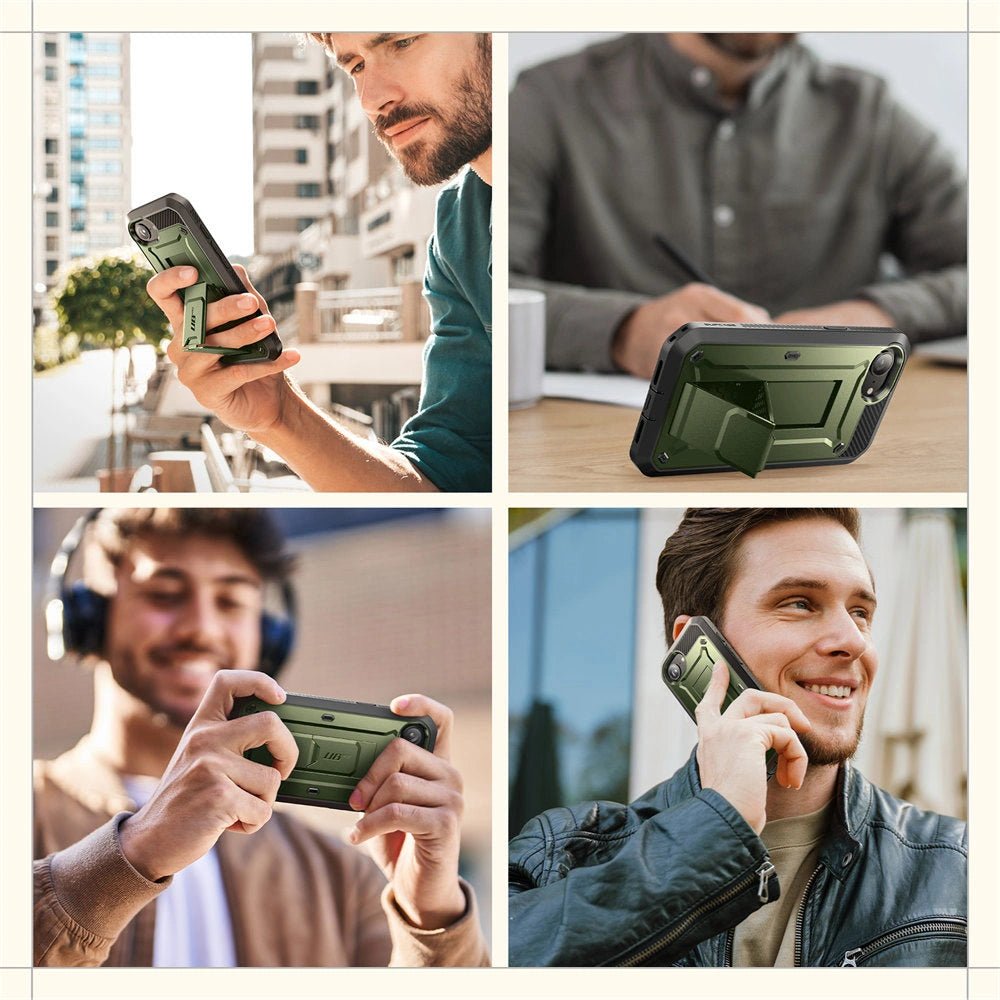 Supcase iPhone 16e Unicorn Beetle Pro Σκληρή Θήκη με Προστασία Οθόνης και Stand -