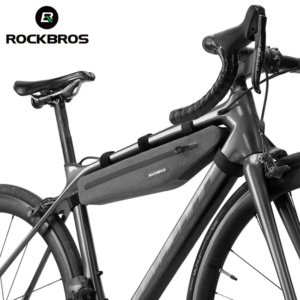 RockBros AS - 052 Αδιάβροχη Βαλίτσα Ποδηλάτου για τον Σκελετό - Grey