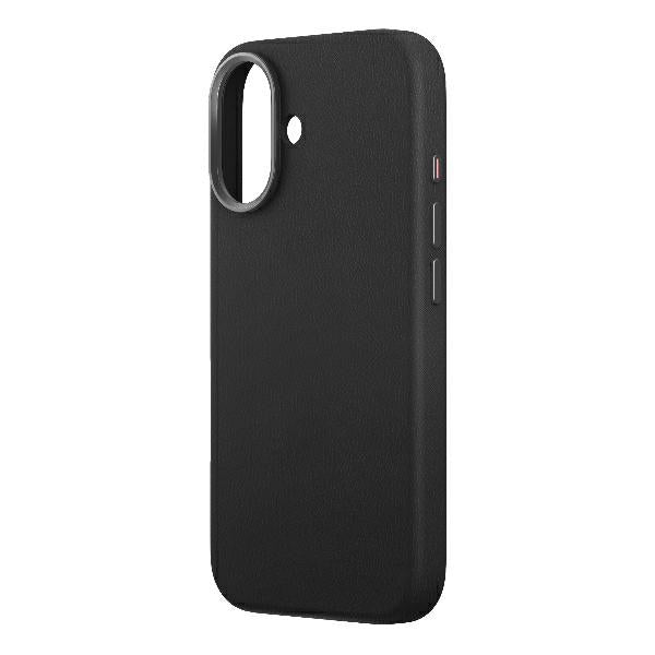 Uniq iPhone 16 - Lyden MagClick - Σκληρή Θήκη με Επένδυση Συνθετικού Δέρματος και MagSafe - Dallas Black