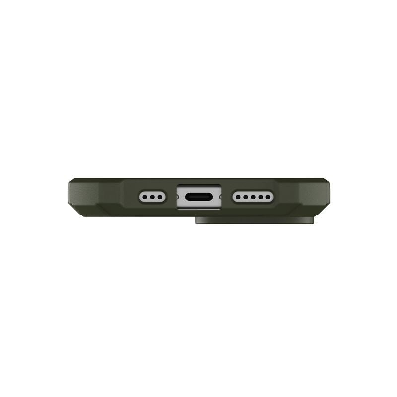 UAG iPhone 15 Essential Armor MagSafe Θήκη Σιλικόνης TPU με MagSafe - Olive Drab