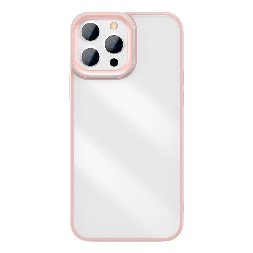 Baseus Crystal Hard Σκληρή Θήκη για iPhone 13 Pro - Pink - ARJT001004