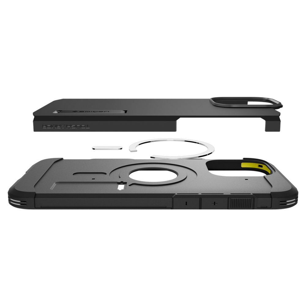 Spigen iPhone 16 Pro Tough Armor T Mag Σκληρή Θήκη με MagSafe - Black