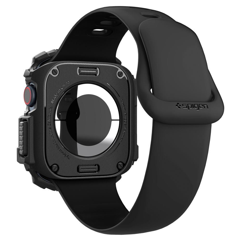 Spigen Θήκη Apple Watch 10/11 - 42mm Rugged Armor - Matte Black