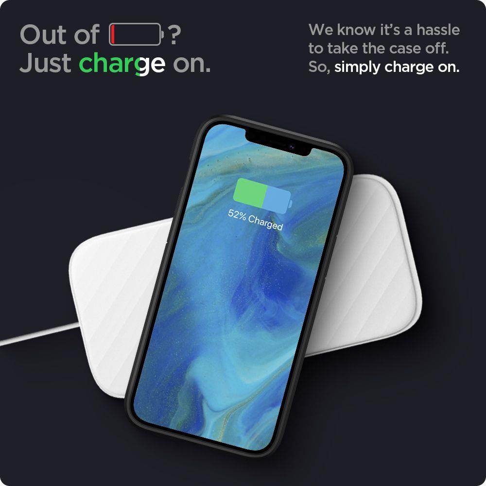 Spigen iPhone 12 / iPhone 12 Pro Ultra Hybrid Σκληρή Θήκη με Πλαίσιο Σιλικόνης - Matte Black