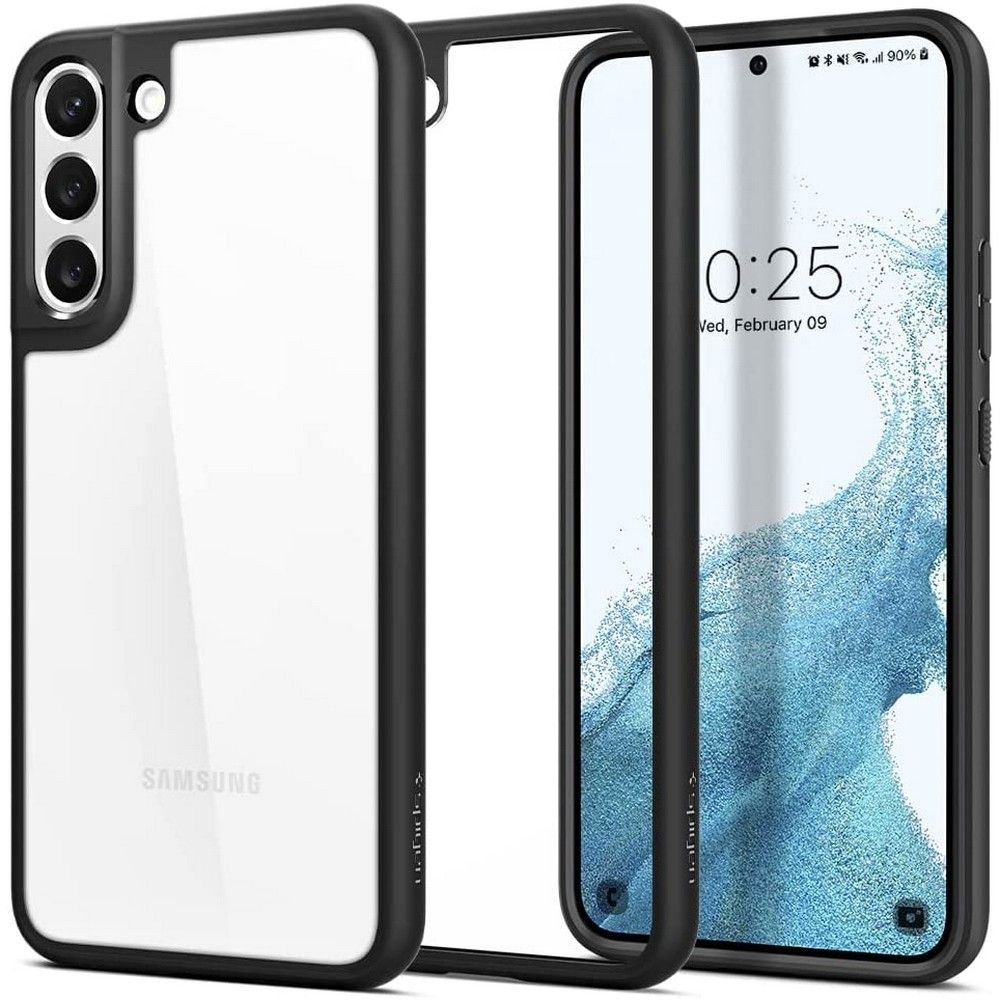 Spigen Samsung Galaxy S22 - Ultra Hybrid Σκληρή Θήκη με Πλαίσιο Σιλικόνης - Matte Black
