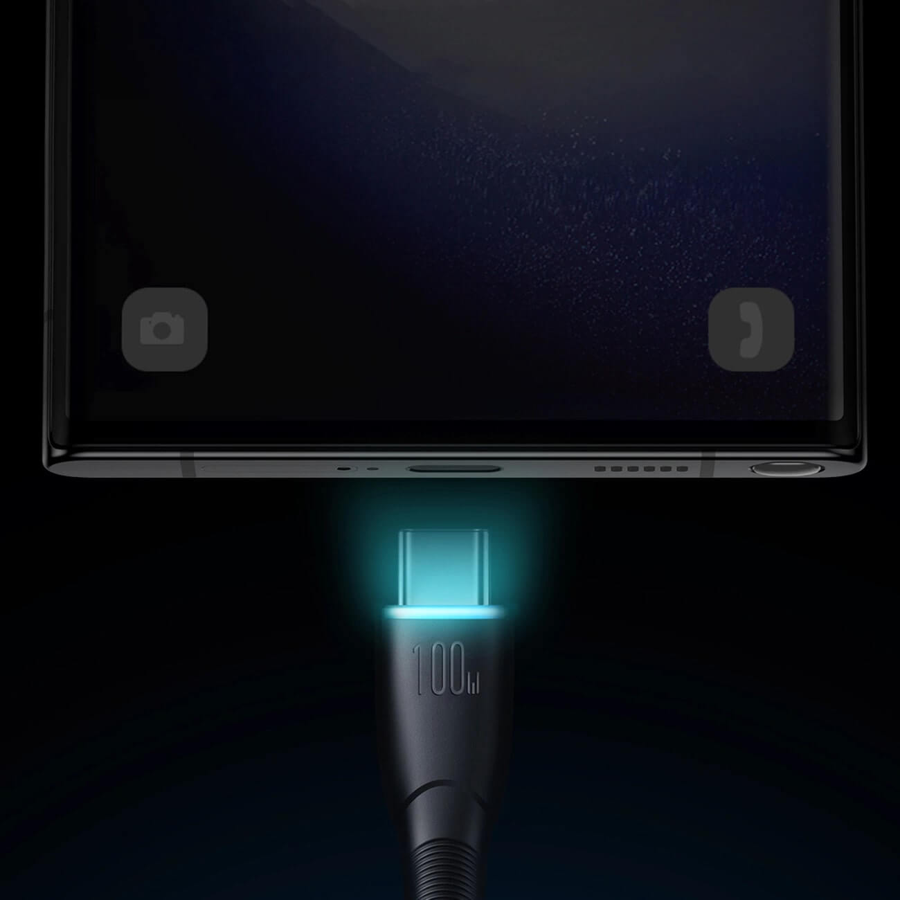 Joyroom Starry Series 100W 3A - Καλώδιο Δεδομένων και Φόρτισης USB to Type - C - 1m - Black - SA32 - AC6
