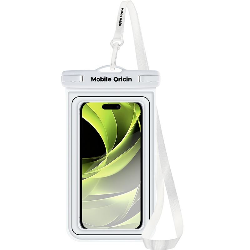 Mobile Origin Universal Αδιάβροχη Θήκη για Smartphones 6.8'' - White / Black