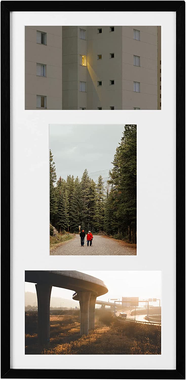 Navaris Κορνίζα Κολάζ για 3 Φωτογραφίες 10 x 15 cm - Black - 59252.02