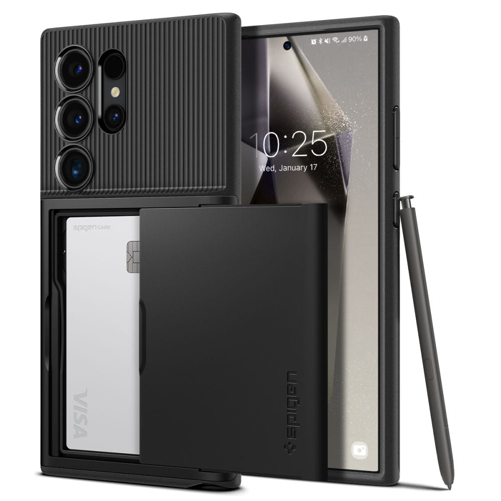 Spigen Samsung Galaxy S24 Ultra Slim Armor CS Σκληρή Θήκη - Black