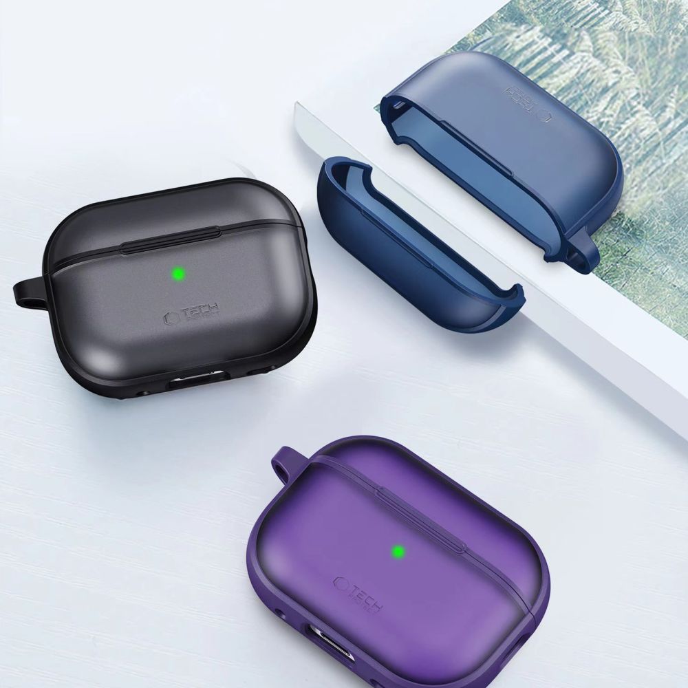 Tech - Protect AirPods Pro 1 / 2 - Θήκη από Σκληρό Πλαστικό και Σιλικόνη - MagMat - Black