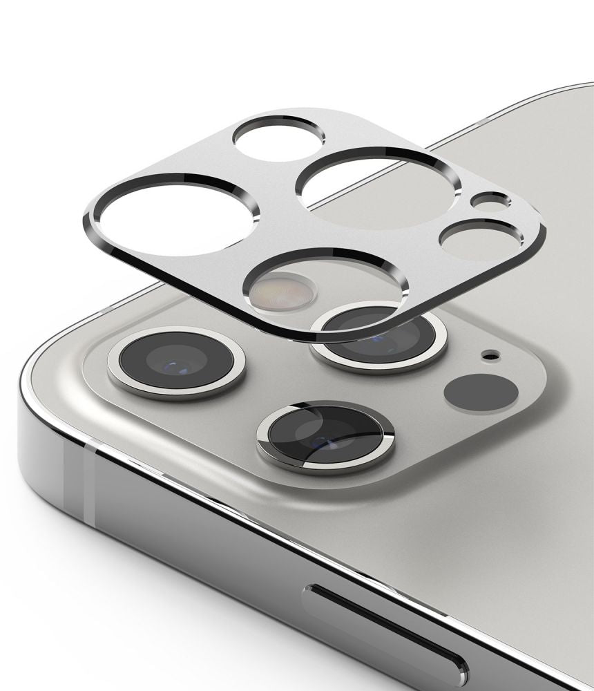 Ringke iPhone 12 Pro Camera Styling Μεταλλικό Προστατευτικό για την Κάμερα - Silver