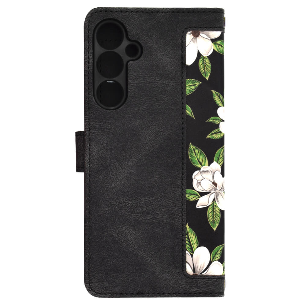 Techsuit Samsung Galaxy A55 5G - FlipCraft - Θήκη Πορτοφόλι από Δερματίνη - Flowers of the Dawn