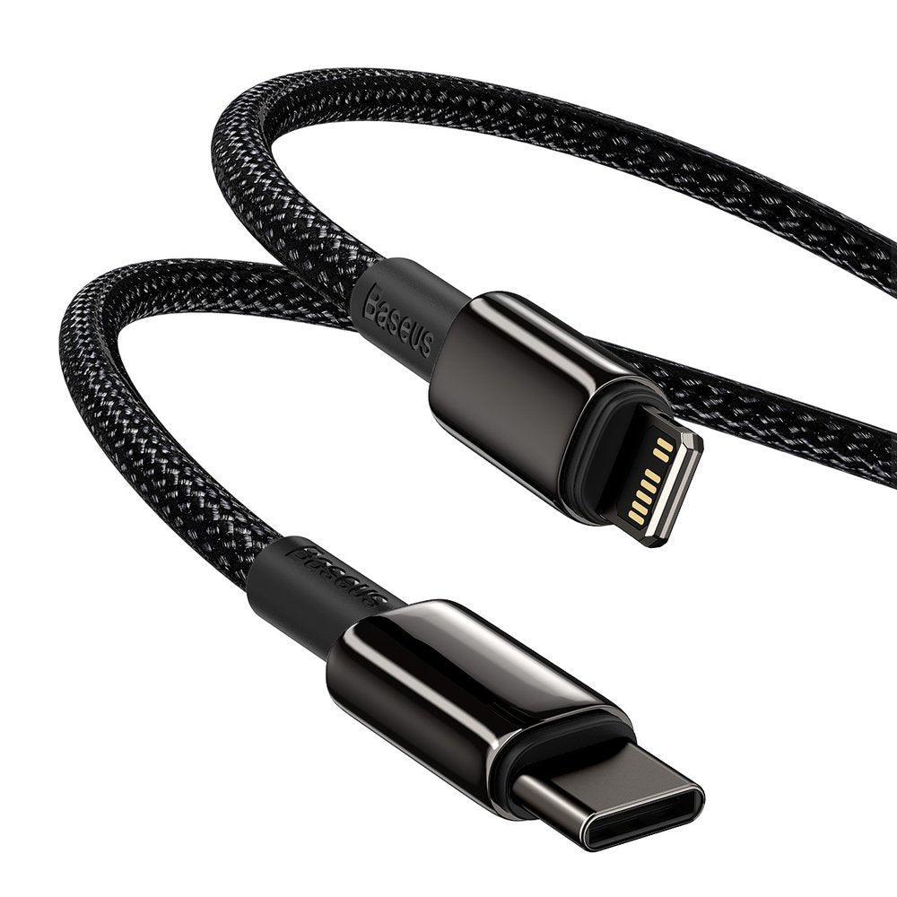 Baseus Simple Wisdom PD 20W - Καλώδιο Δεδομένων και Φόρτισης Type - C to Lightning 1M - Black - CATLWJ - 01